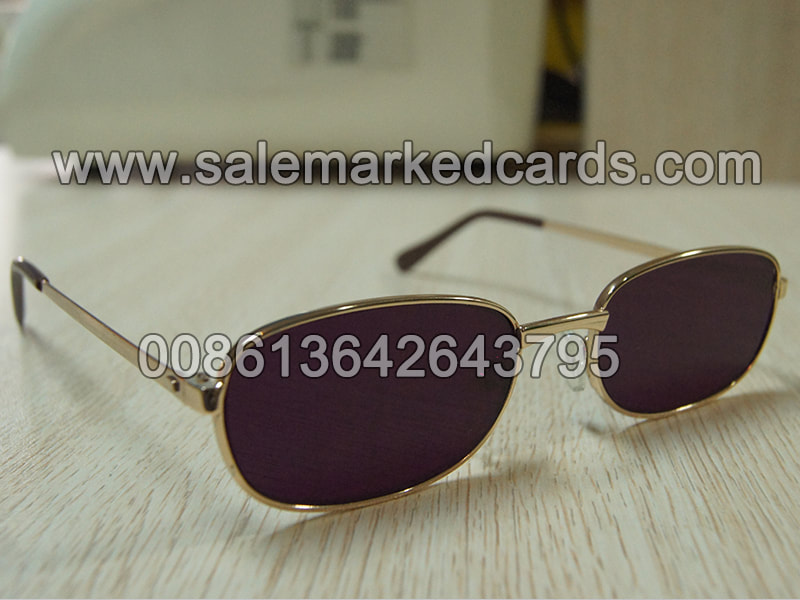 Infrared sunglasses to see marked cards