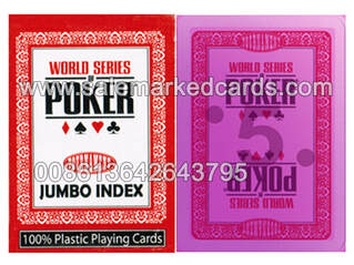 wsop marked deck of playing cards