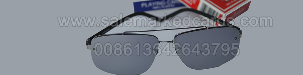 Infrared marked cards glasses
