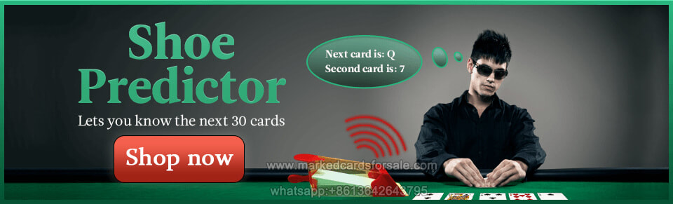 poker card scanner dealer shoe devices