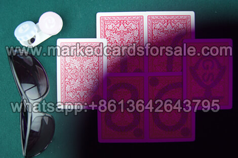 Red Fournier 2818 Marked Cards for Contact Lenses and Poker Glasses
