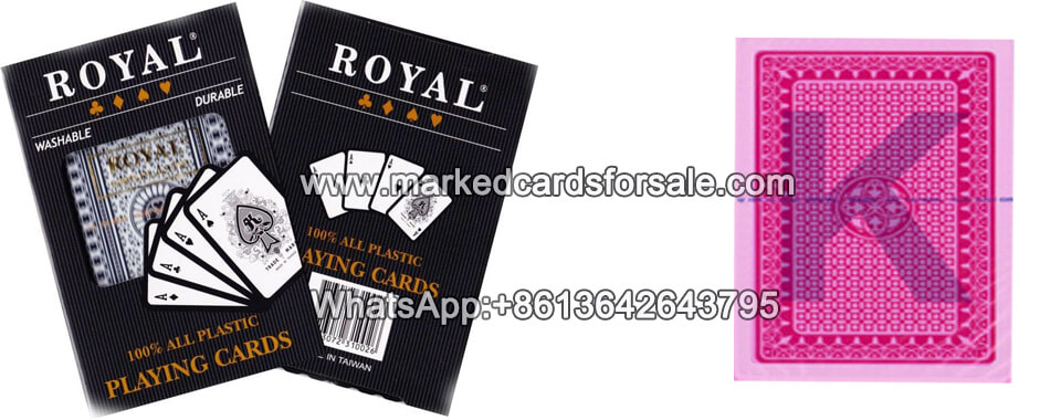 Royal marked playing cards